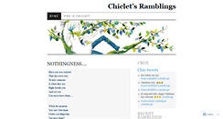 Desktop Screenshot of chicletbaby.wordpress.com