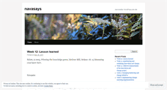 Desktop Screenshot of navasays.wordpress.com