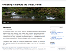 Tablet Screenshot of flyfishingjournal.wordpress.com