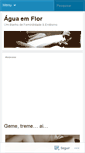 Mobile Screenshot of aguaemflor.wordpress.com