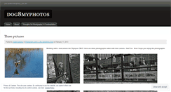 Desktop Screenshot of dog8myphotos.wordpress.com