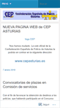 Mobile Screenshot of cepasturias.wordpress.com
