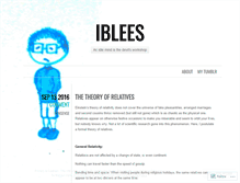 Tablet Screenshot of iblees.wordpress.com