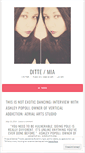 Mobile Screenshot of dittemiadennisor.wordpress.com