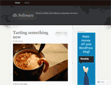 Tablet Screenshot of dhsoftware.wordpress.com