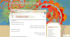 Desktop Screenshot of amitkhorana.wordpress.com