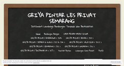 Desktop Screenshot of griyapintarlesprivatsemarang.wordpress.com