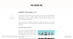 Desktop Screenshot of agoraurl2014.wordpress.com