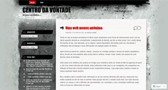 Desktop Screenshot of centrodavontade.wordpress.com