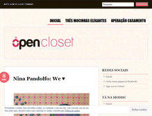 Tablet Screenshot of blogopencloset.wordpress.com