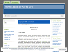 Tablet Screenshot of kriptologi.wordpress.com