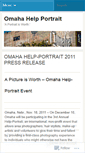 Mobile Screenshot of omahahelpportrait.wordpress.com