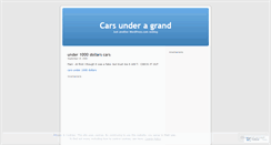 Desktop Screenshot of cars4us.wordpress.com