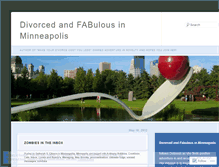 Tablet Screenshot of divorcedandfabulousinminneapolis.wordpress.com