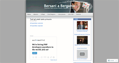 Desktop Screenshot of bersanibg.wordpress.com