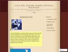Tablet Screenshot of cazademachado.wordpress.com