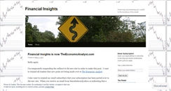 Desktop Screenshot of financialinsights.wordpress.com