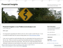 Tablet Screenshot of financialinsights.wordpress.com