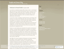 Tablet Screenshot of healthfitclick.wordpress.com