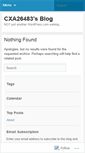 Mobile Screenshot of cxa26483.wordpress.com