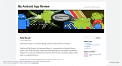 Desktop Screenshot of myandroidappreview.wordpress.com