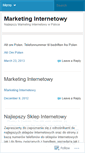 Mobile Screenshot of marketinginternetowyorg.wordpress.com