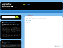 Tablet Screenshot of marketinginternetowyorg.wordpress.com