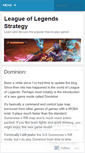 Mobile Screenshot of leaguestrategy.wordpress.com
