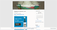 Desktop Screenshot of likesprinkles.wordpress.com