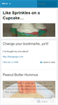 Mobile Screenshot of likesprinkles.wordpress.com