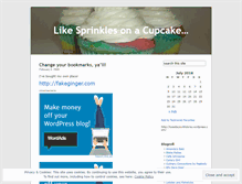 Tablet Screenshot of likesprinkles.wordpress.com