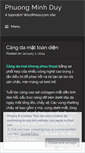 Mobile Screenshot of phuongminhduy.wordpress.com