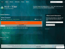 Tablet Screenshot of digthismusic.wordpress.com