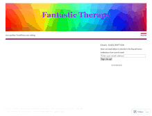 Tablet Screenshot of fantastictherapy.wordpress.com