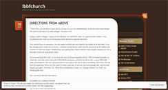 Desktop Screenshot of lbbfchurch.wordpress.com