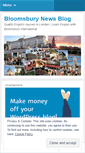 Mobile Screenshot of bloomsburyinternational.wordpress.com