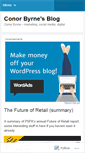 Mobile Screenshot of conorbyrne.wordpress.com