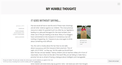 Desktop Screenshot of humblethoughtz.wordpress.com