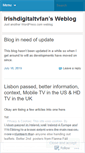 Mobile Screenshot of irishdigitaltvfan.wordpress.com