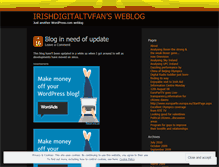 Tablet Screenshot of irishdigitaltvfan.wordpress.com