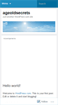 Mobile Screenshot of ageoldsecrets.wordpress.com