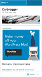 Mobile Screenshot of carblogger.wordpress.com