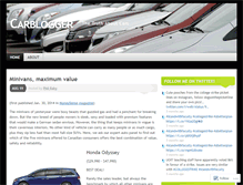 Tablet Screenshot of carblogger.wordpress.com