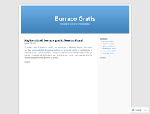Tablet Screenshot of burracogratis.wordpress.com