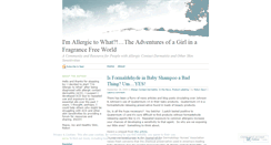 Desktop Screenshot of imallergictowhat.wordpress.com