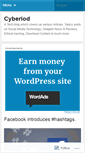 Mobile Screenshot of cyberiod.wordpress.com