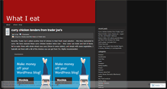 Desktop Screenshot of myeating.wordpress.com