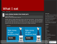 Tablet Screenshot of myeating.wordpress.com