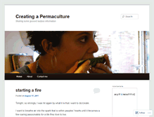 Tablet Screenshot of apermaculture.wordpress.com