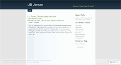 Desktop Screenshot of lilijensen.wordpress.com